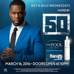 50 CENT, The Pool After Dark 3/16 Wet-n-Wild Wed, $10 Early Bird Admission Tickets!